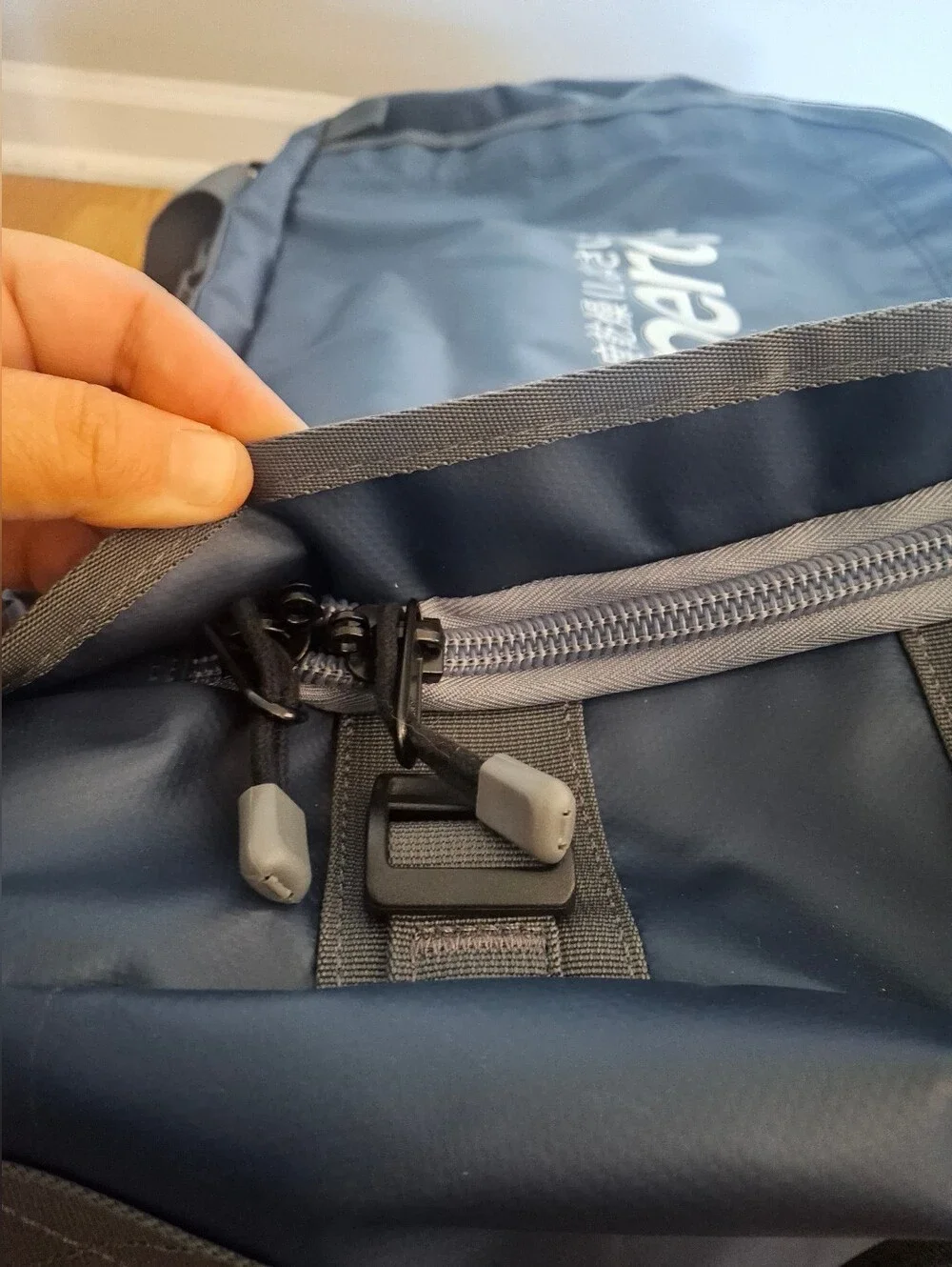 Superdry Tarpaulin Duffle Bag Navy Carry-on